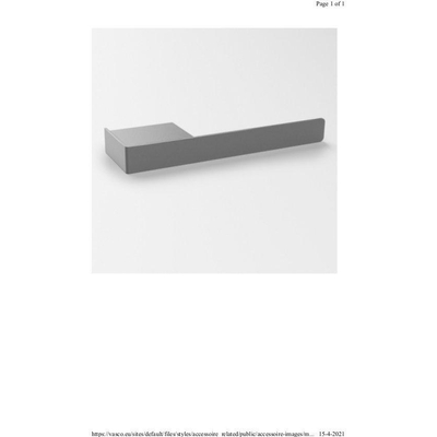 VascoMULTI+beugel gebogen links600mm zwart structuur (RAL9005)