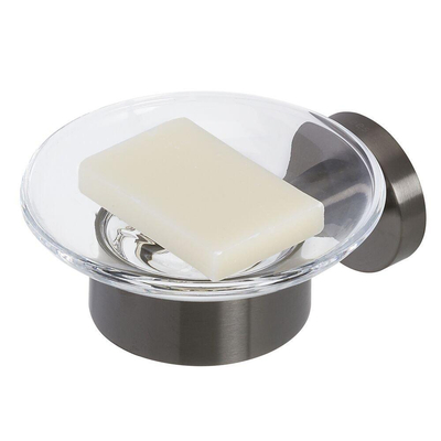 Geesa Nemox Porte-savon Métal noir brossé