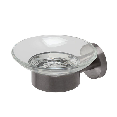 Geesa Nemox Porte-savon Métal noir brossé