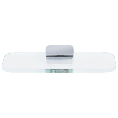 Geesa Shift Support-savon avec tablette avec verre transparent Chrome