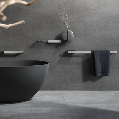 Geesa Shift Barre d'appui de baignoire 30cm inox brossé