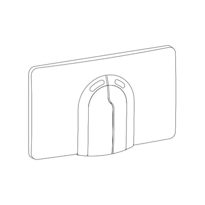 Wisa 2100 plaque de commande pour 2100 dualflush DF chrome