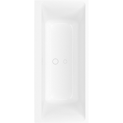 Villeroy & Boch Subway 3.0 bad - 170x75cm rechthoek ingebouwd vulsysteem - Stone White (mat wit)