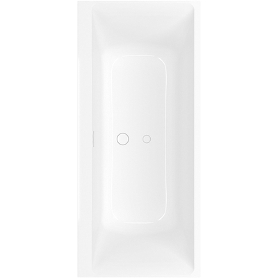 Villeroy & Boch Subway 3.0 bad - 180x80cm rechthoek ingebouwd vulsysteem - Stone White (mat wit)