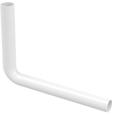 Wisa Valpijpbocht pour WC H28xL40cm diamètre : 5cm Plastique Blanc
