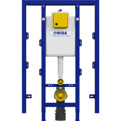 Wisa Excellent XS L élément WC encastré incluant cadre extensible de 77 à 130 cm commande frontale