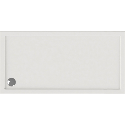 Wisa Maia Receveur de douche 140x70x5cm évacuation 90mm rectangulaire Acrylique Blanc