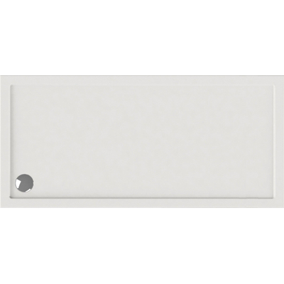 Wisa Maia Receveur de douche 150x70x6cm évacuation 90mm rectangulaire Acrylique Blanc
