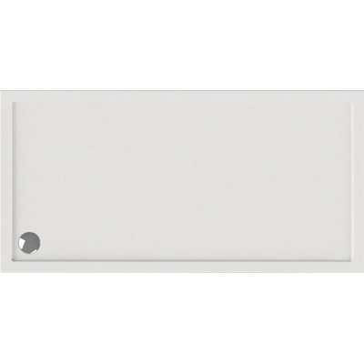 Wisa Maia receveur de douche h6xb80xl160cm vidange 90mm rectangle acrylique blanc