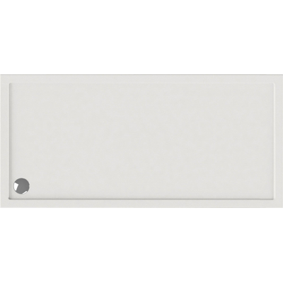 Wisa Maia Receveur de douche 170x80x6cm évacuation 90mm rectangulaire Acrylique Blanc