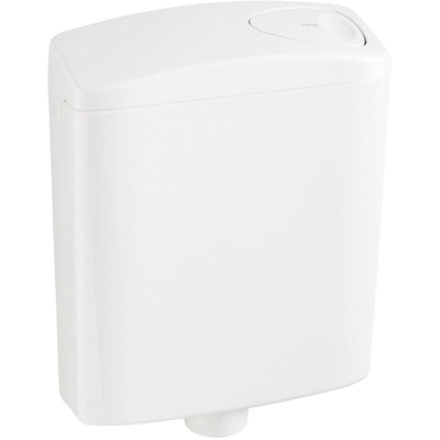 Wisa 300 laaghangend reservoir - 33.8x13.4x33.8cm - enkele spoeling - wit