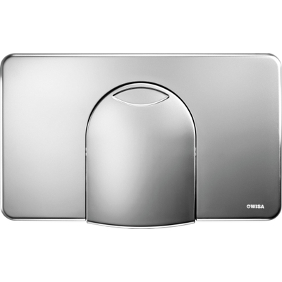 Wisa 2100 plaque de commande en plastique pour réservoir encastré 2100 interruption de chasse SO chrome mat