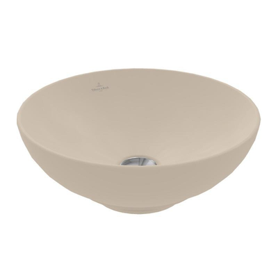 Villeroy & Boch Loop & Friends Lavabo 38x38cm Rond avec trop-plein CeramicPlus Almond