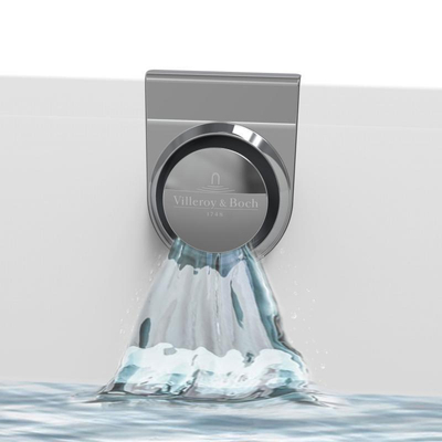 Villeroy & Boch Toebehoren badwaste - met toevoer - voor oberon - 2.0 - mat zwart