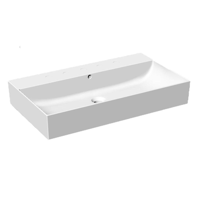 Royal plaza Cadens lavabo 80x46,5cm 1 trou de robinet avec trop-plein blanc