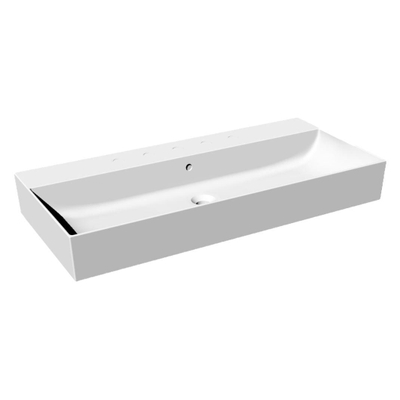 Royal plaza Cadens lavabo 100x46,5cm 1 trou de robinet avec trop-plein blanc