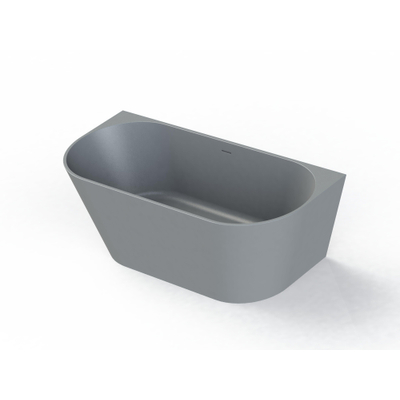 Royal plaza Violeta baignoire demi-autoportante 170x73cm béton gris