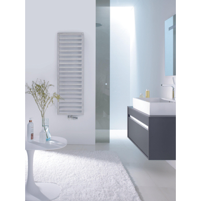 Zehnder Quaro Radiateur sèche-serviettes - 97,1x30cm - 299 watts - Acier Blanc brillant