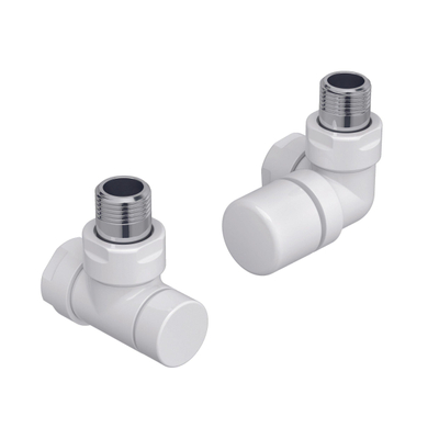 Zehnder ensemble de robinetterie type G déco robinet de radiateur re RAL9016 blanc