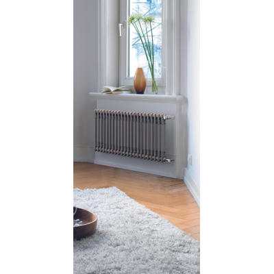 Zehnder Charleston paneelradiator 30x110.4cm 1006watt Staal Wit