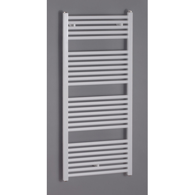 Zehnder Zeno Radiateur sèche-serviettes - 118,4x50cm - 562 watts - Acier - Blanc brillant