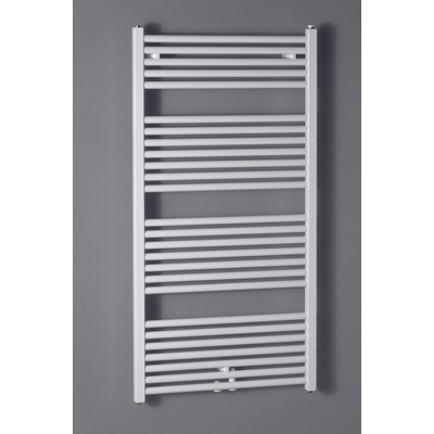 Zehnder Zeno Radiateur sèche-serviettes - 150,8x45cm - 646 watts - Acier - Blanc brillant
