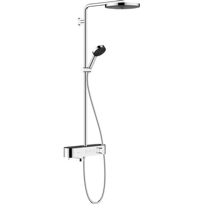 Hansgrohe Pulsify S colonne de douche - 26cm - 1 jet - thermostatique - avec bec bain - chromé
