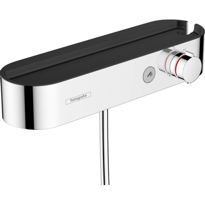 Hansgrohe Pulsify Select mitigeur thermostatique de douche avec tablette de douche 40cm chrome