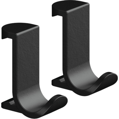 Hansgrohe Wallstoris Handdoekhaak - 1.8x3.9x3.2cm - 2 stuks - mat zwart