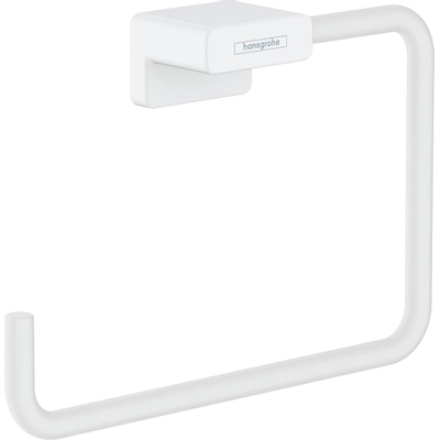Hansgrohe Addstoris Handdoekring - 18.9x12cm - mat wit