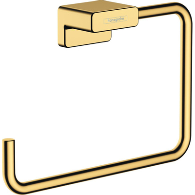 Hansgrohe Addstoris handdoekring polished gold optic