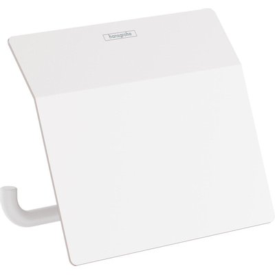 Hansgrohe Addstoris Porte-rouleau WC avec abattant mat blanc