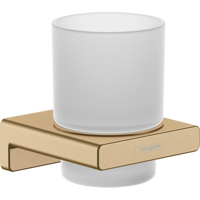 Hansgrohe Addstoris porte-verre avec verre bronze brossé