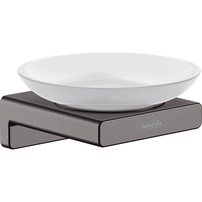 Hansgrohe Addstoris porte-savon avec coupelle chrome noir brossé