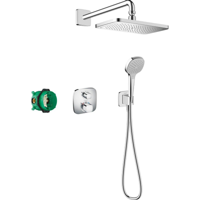 Hansgrohe Croma doucheset - 28cm - thermostatisch - chroom