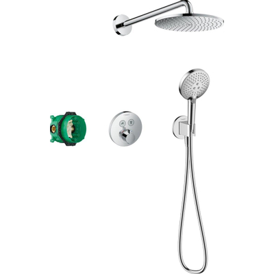 Hansgrohe Raindance s ensemble encastré thermostat et douche de tête 24cm chrome