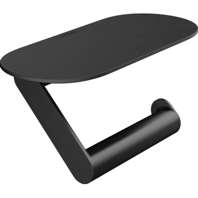 Hansgrohe Wallstoris Closetrolhouder - 23x9.7x3.4cm - mat zwart