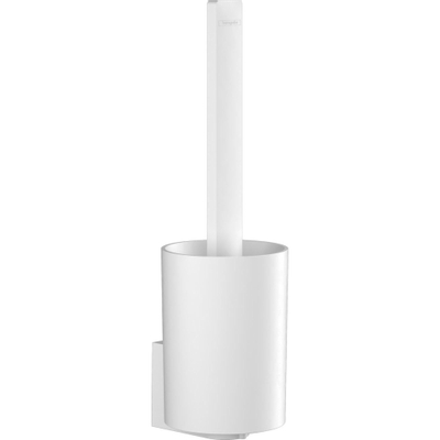 Hansgrohe Wallstoris Closetborstelhouder - 10x34.1x11.2cm - mat wit