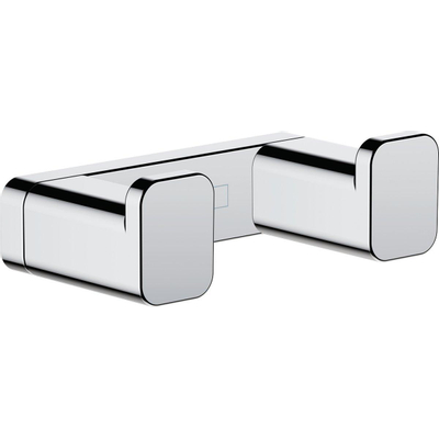 Hansgrohe AddStoris Q handdoekhaak dubbel - hoogglans chroom