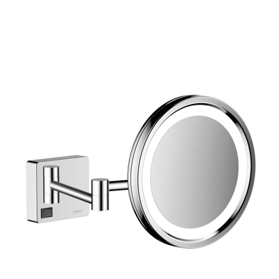 Hansgrohe Addstoris Make-up - spiegel led 3x vergroting - hoogglans chroom