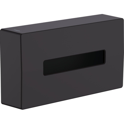 Hansgrohe Addstoris tissuebox voor makeup doekjes mat zwart
