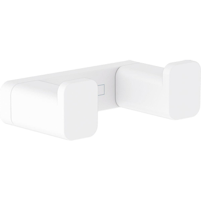 Hansgrohe AddStoris Q handdoekhaak dubbel - mat wit