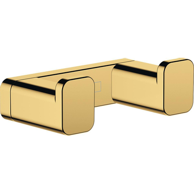 Hansgrohe Addstoris handdoekhaak dubbel polished gold optic