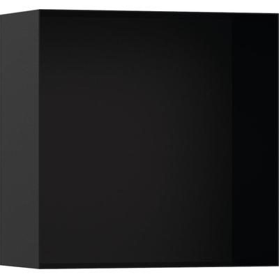 Hansgrohe XtraStoris Minimalistic Inbouw Nis - 30x30x14cm - open frame - mat zwart