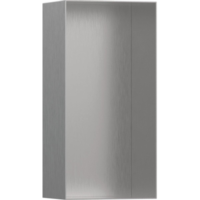 Hansgrohe XtraStoris Minimalistic Inbouw Nis - 30x15x10cm - open frame - brushed stainless steel