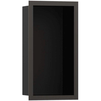 Hansgrohe XtraStoris Individual Inbouw Nis - 30x15x10cm - designframe - brushed black chrome
