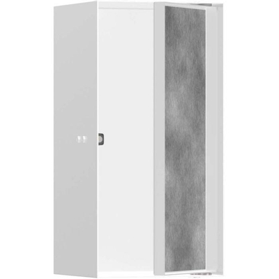 Hansgrohe XtraStoris Rock Niche encastrée - 30x15x14cm - porte carrelable - blanc mat