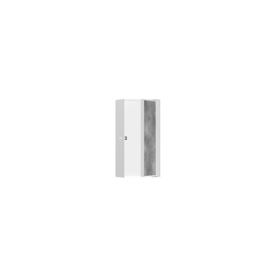 Hansgrohe XtraStoris Rock Niche encastrée - 30x15x10cm - porte carrelable - blanc mat