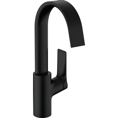 Hansgrohe vivenis mitigeur monocommande de lavabo 210 avec bec orientable sans vidange noir mat