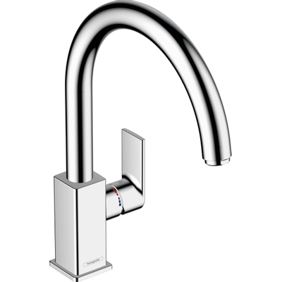Hansgrohe Vernis shape m35 Eengreeps keukenmengkraan - met draaibare uitloop - hoogglans chroom